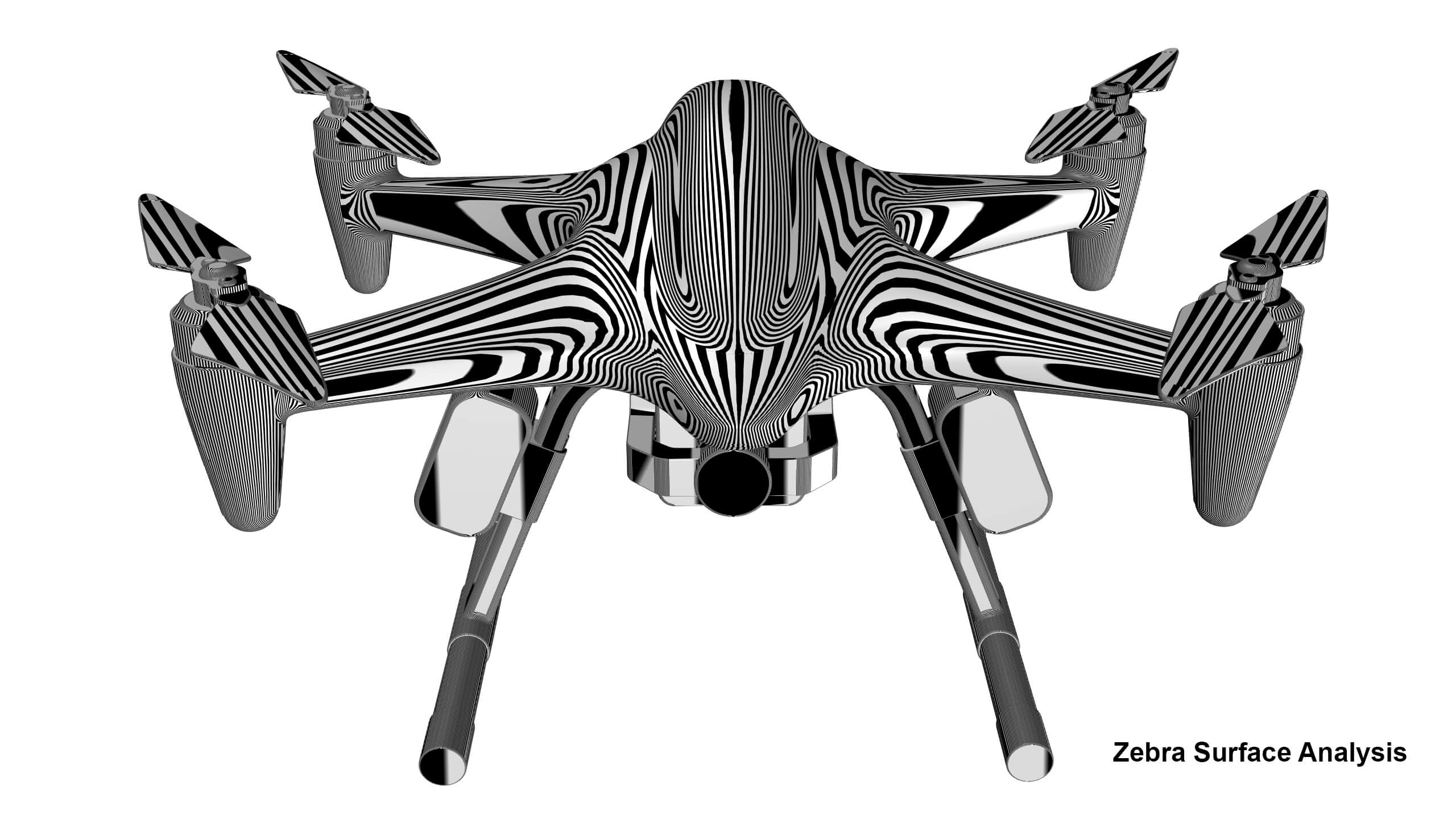 Industrial Search and Rescue Drone Concept 3D Model