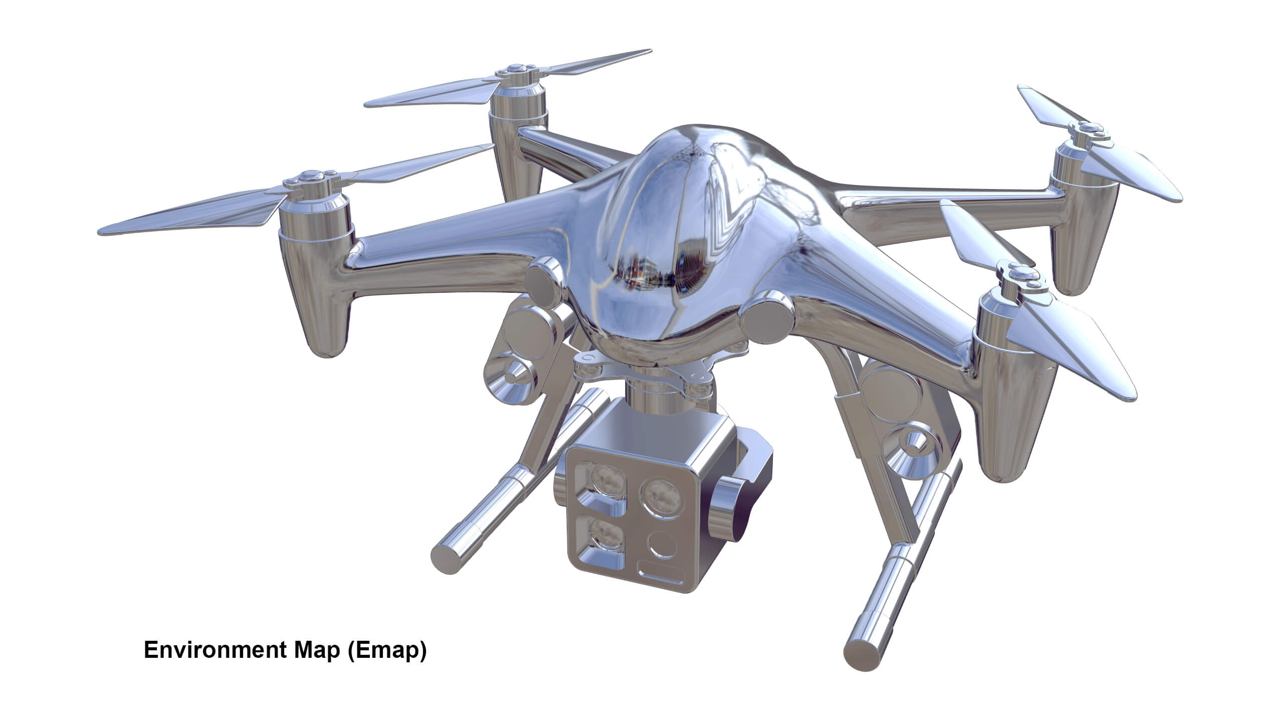 Industrial Search and Rescue Drone Concept 3D Model