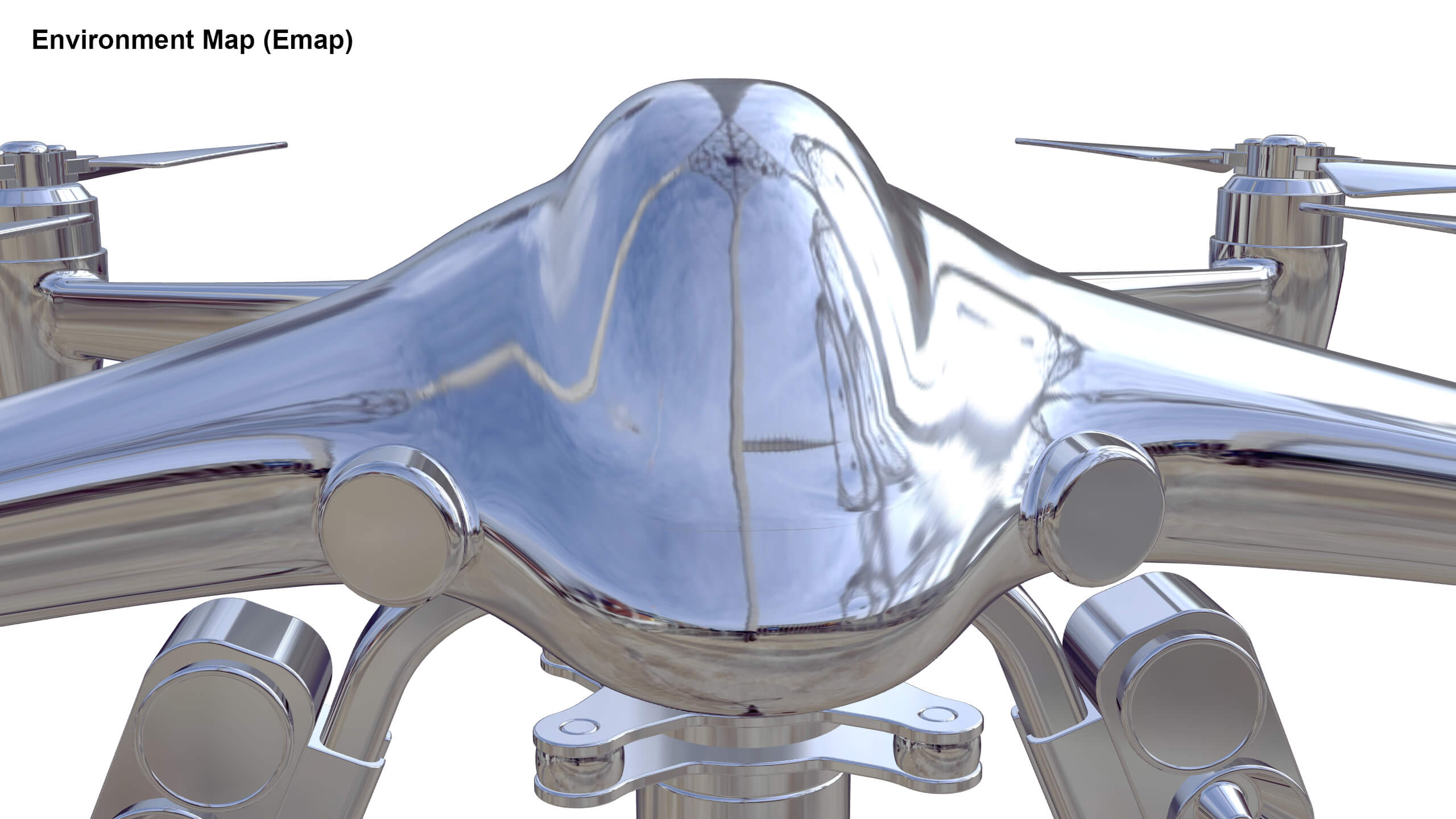 Industrial Search and Rescue Drone Concept 3D Model