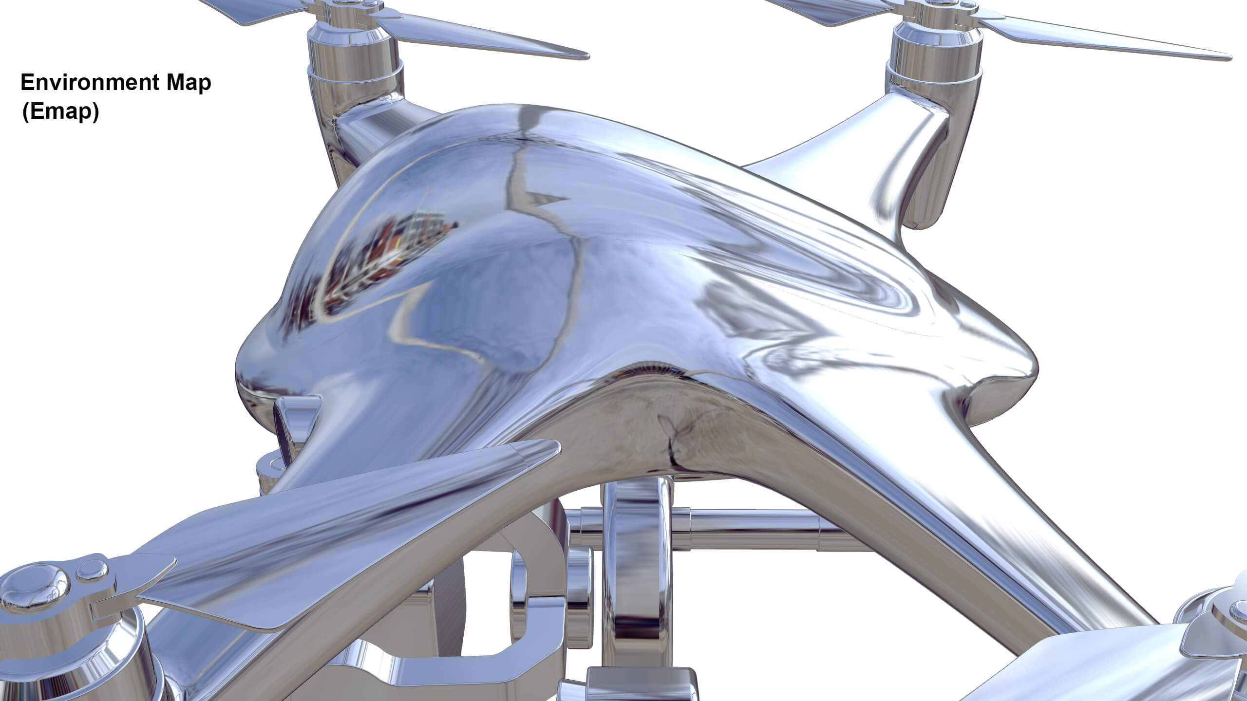 Industrial Search and Rescue Drone Concept 3D Model