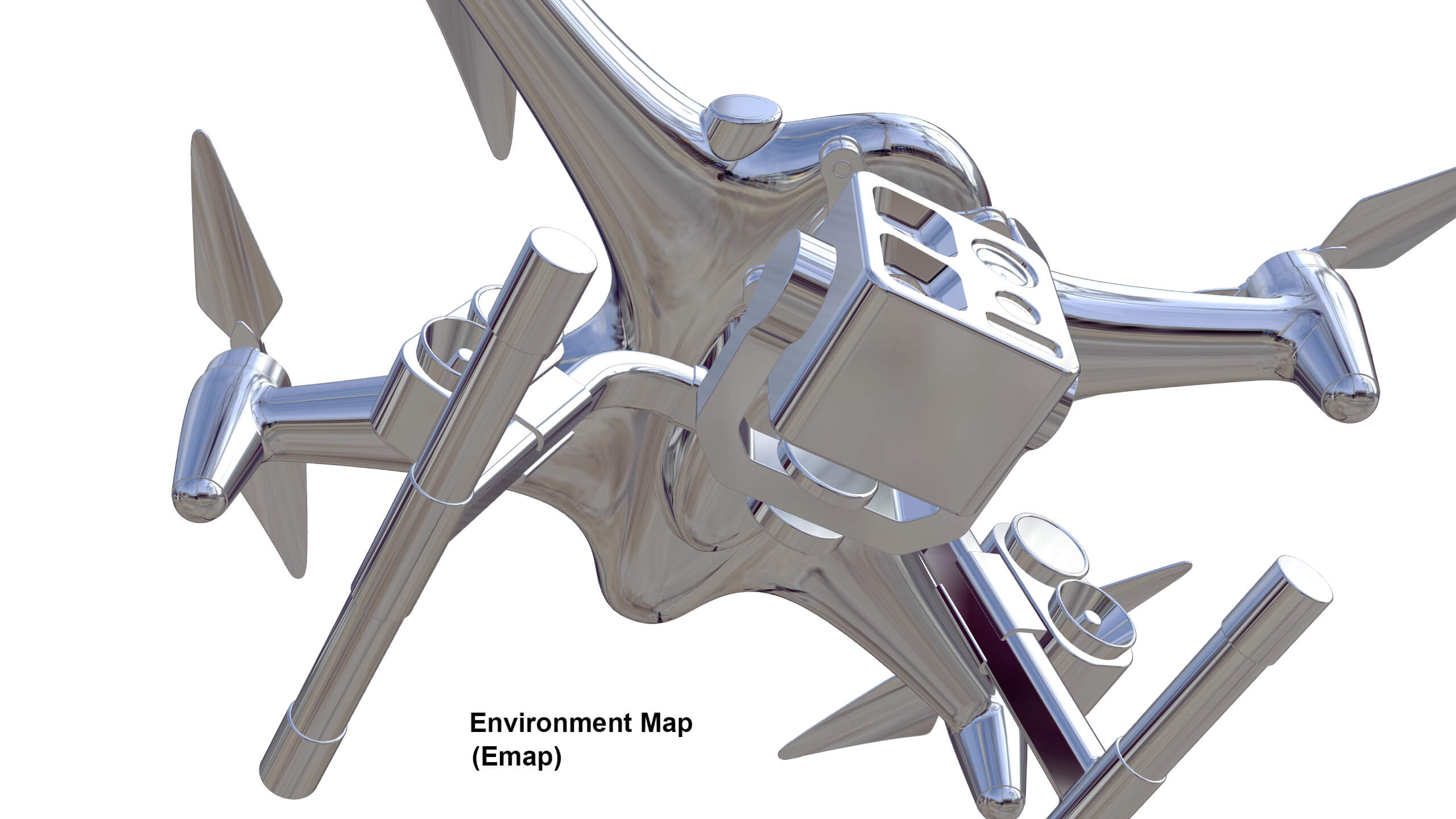 Industrial Search and Rescue Drone Concept 3D Model