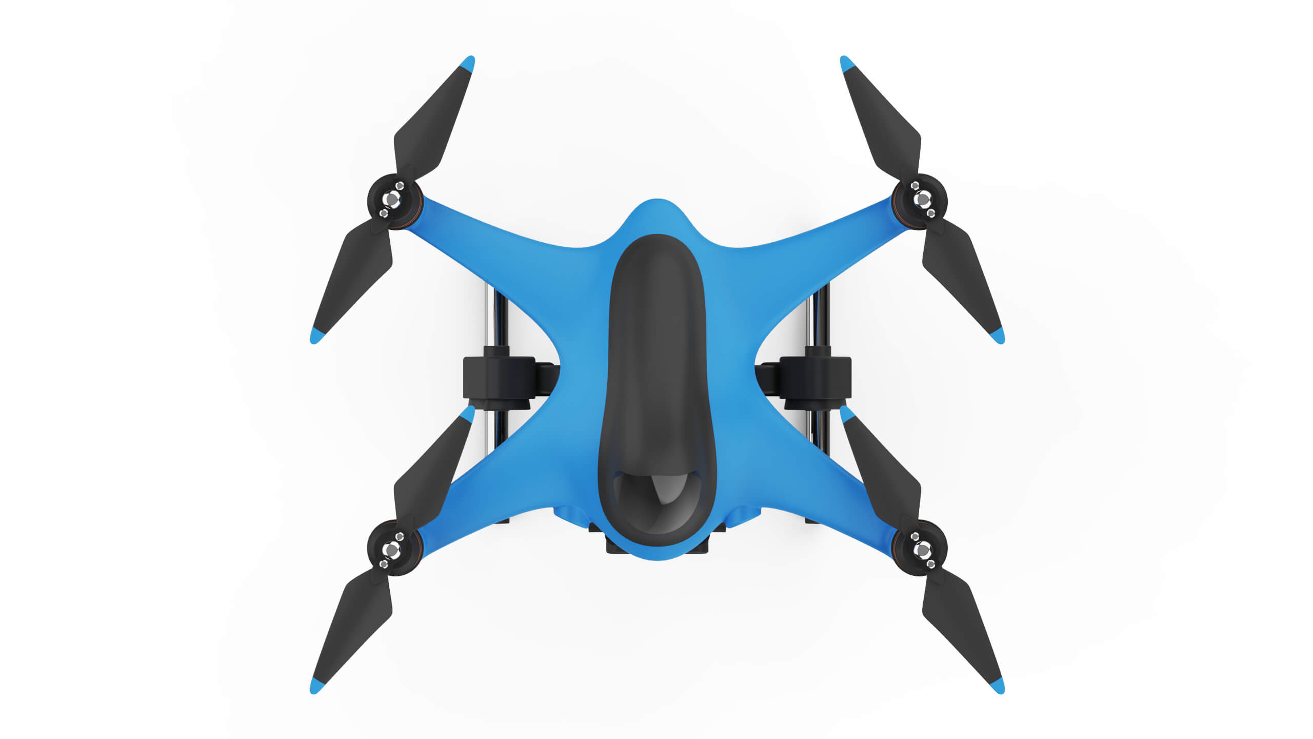 Industrial Search and Rescue Drone Concept 3D Model