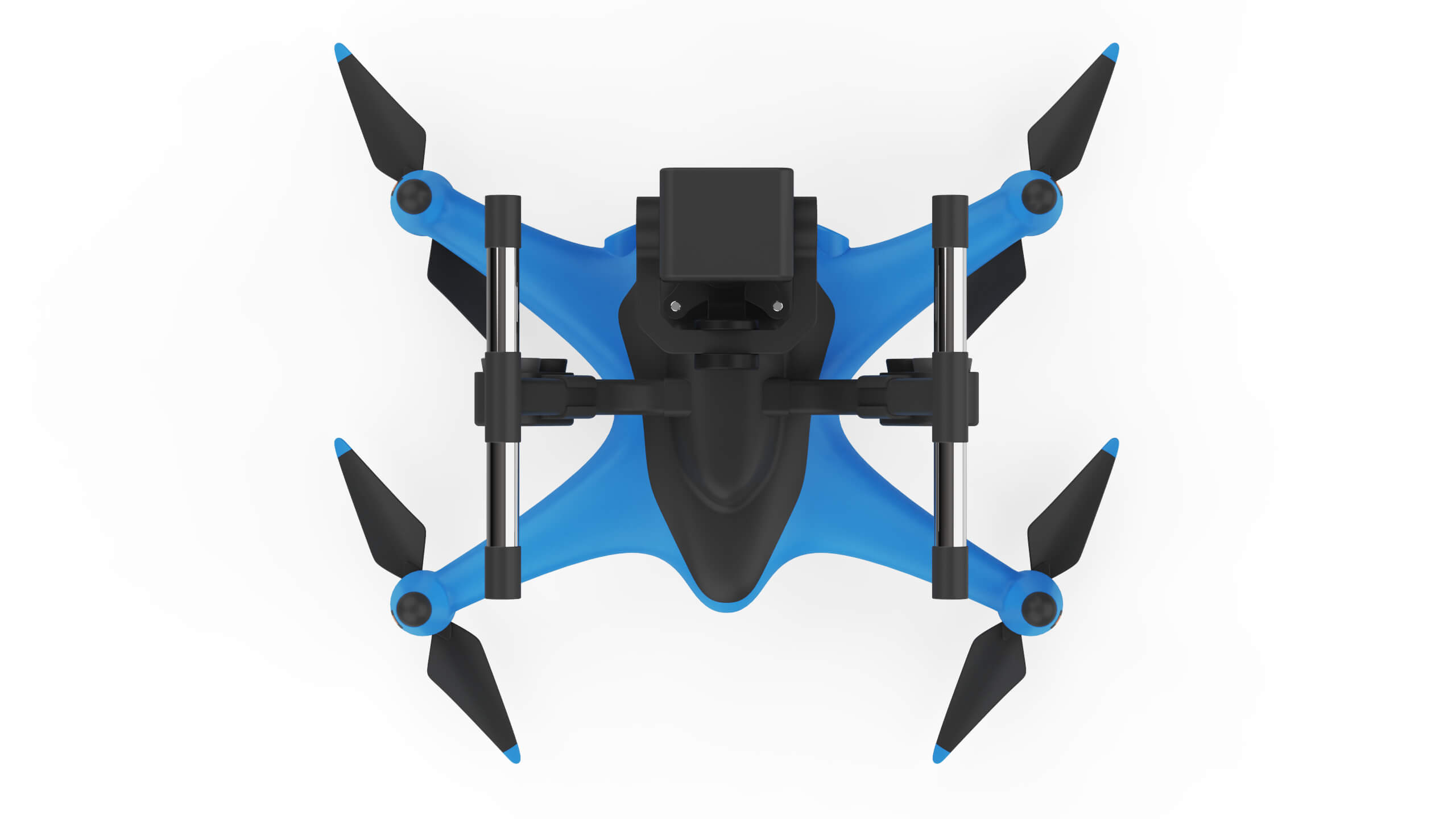 Industrial Search and Rescue Drone Concept 3D Model
