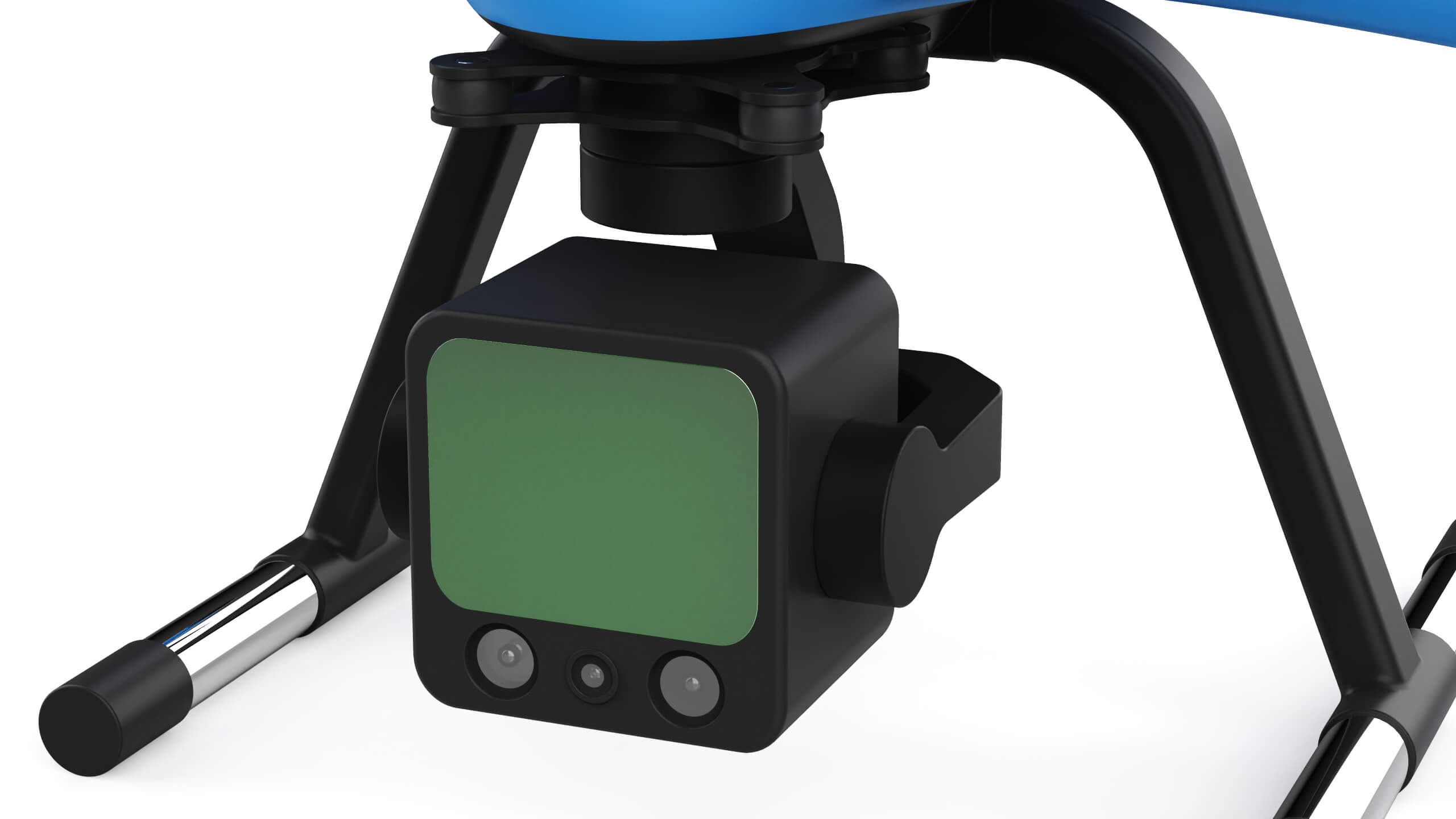 Industrial Survey and Mapping Drone Concept 3D Model