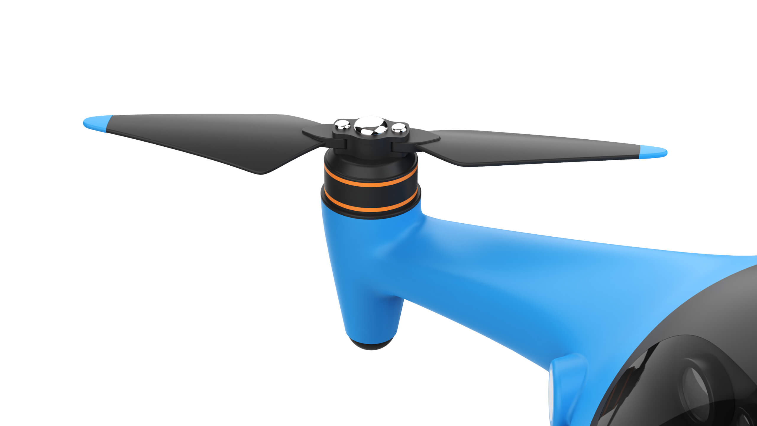 Industrial Survey and Mapping Drone Concept 3D Model