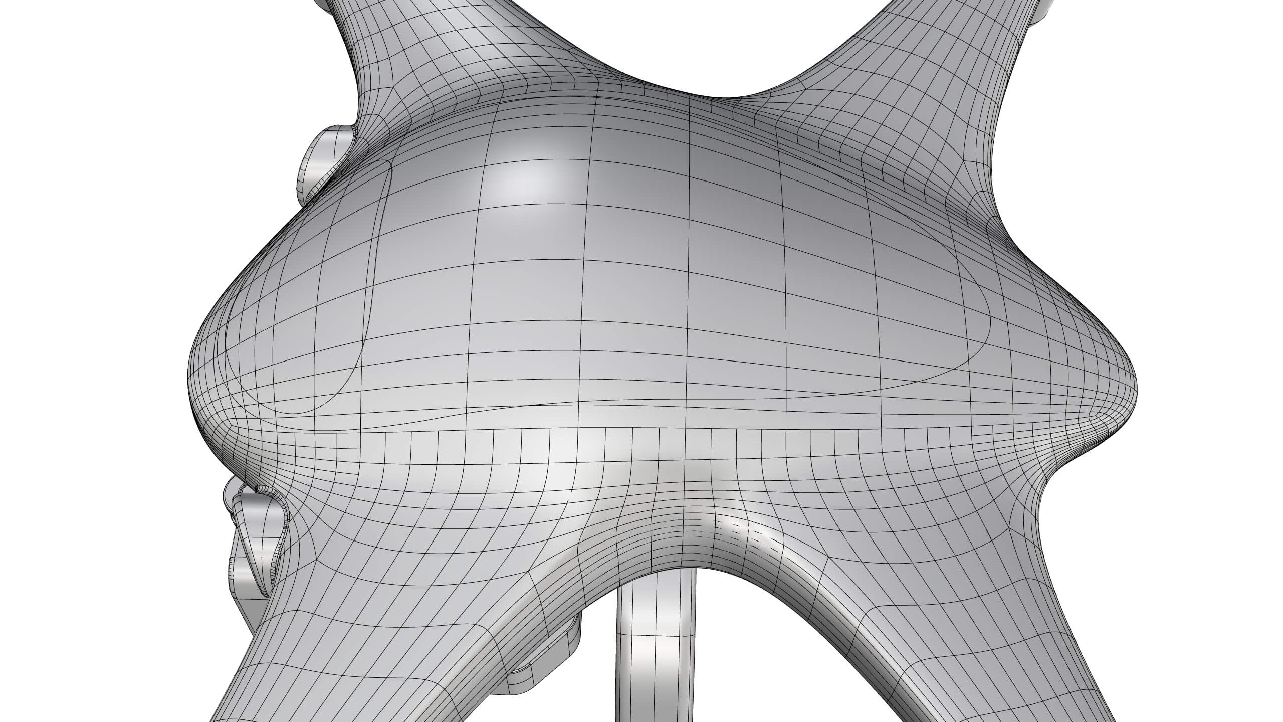Industrial Survey and Mapping Drone Concept 3D Model
