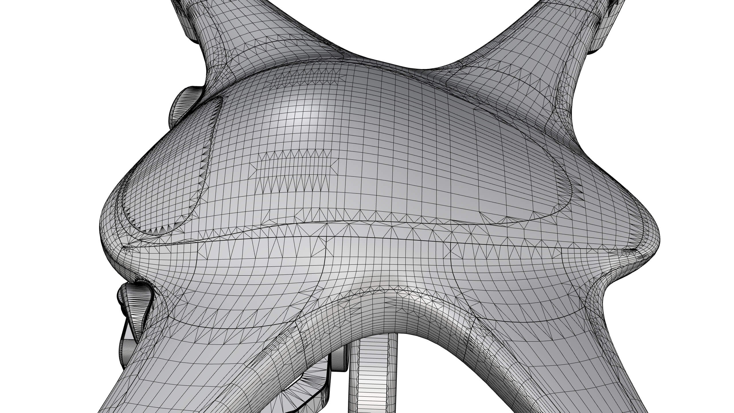 Industrial Survey and Mapping Drone Concept 3D Model