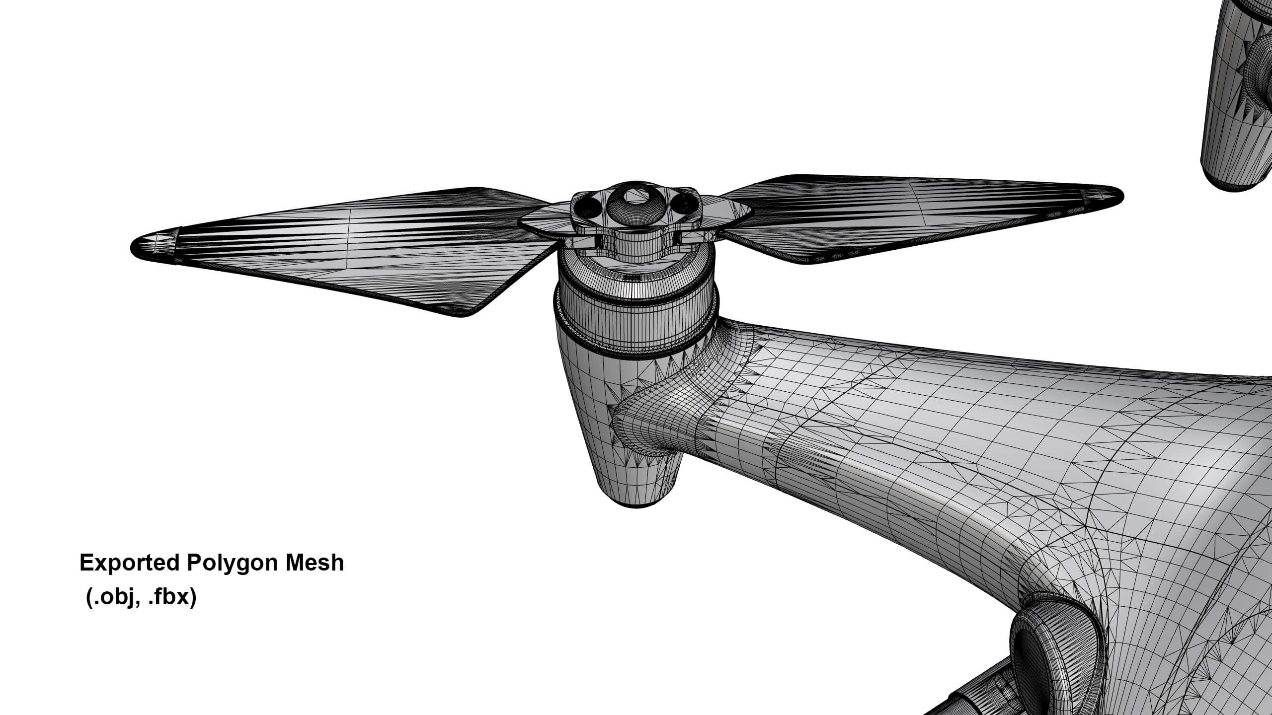 Industrial Survey and Mapping Drone Concept 3D Model