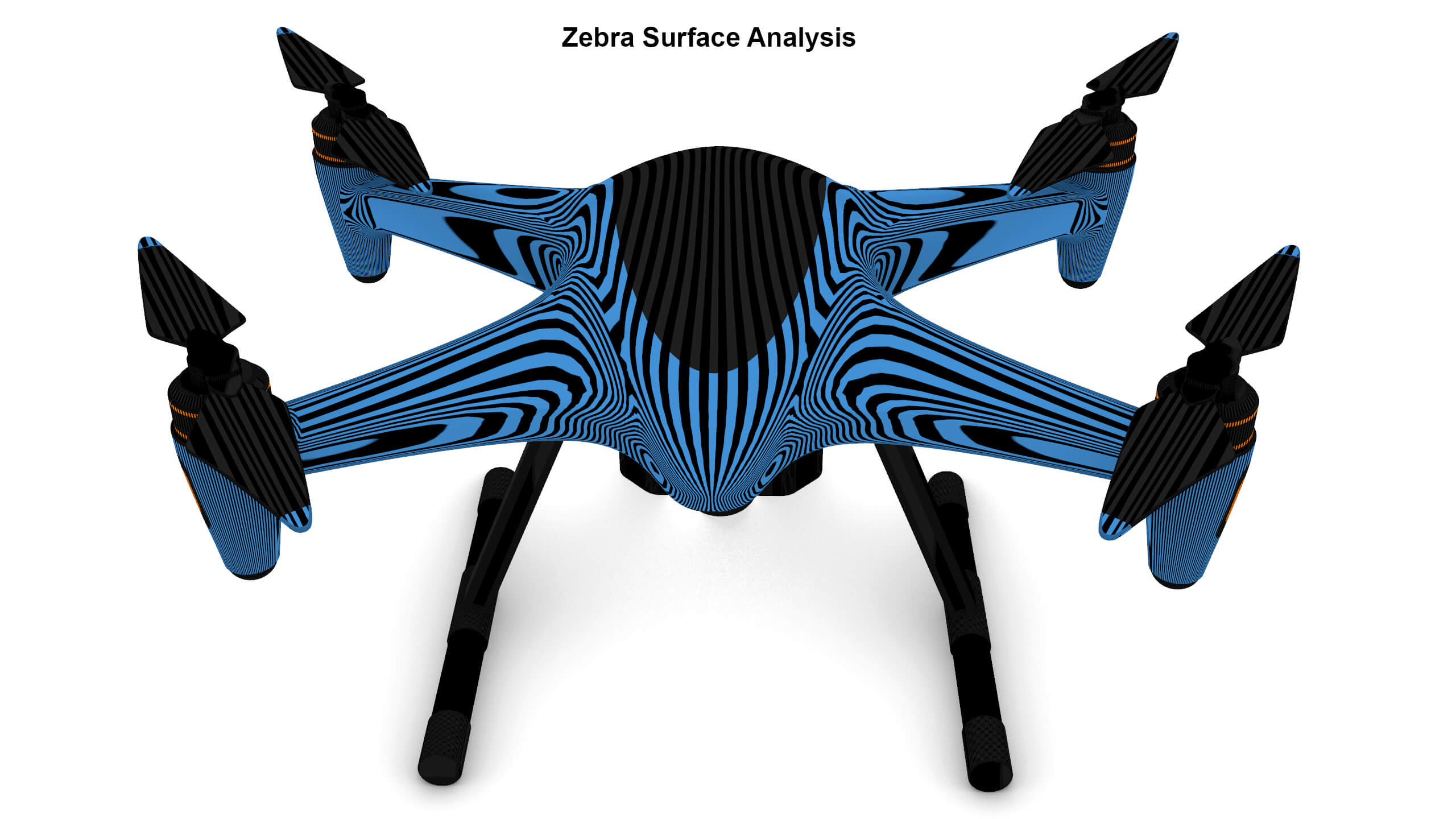 Industrial Survey and Mapping Drone Concept 3D Model