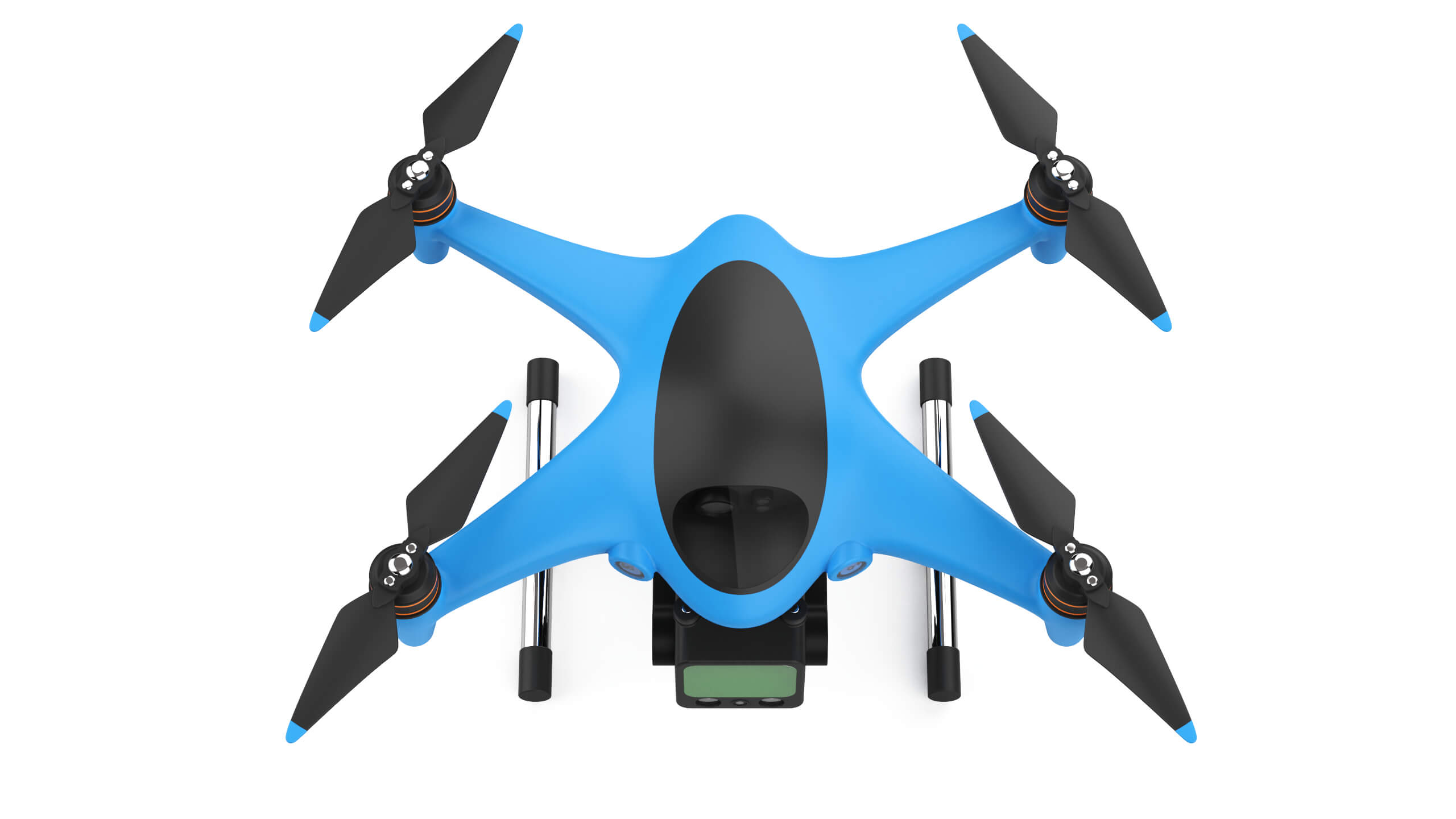 Industrial Survey and Mapping Drone Concept 3D Model