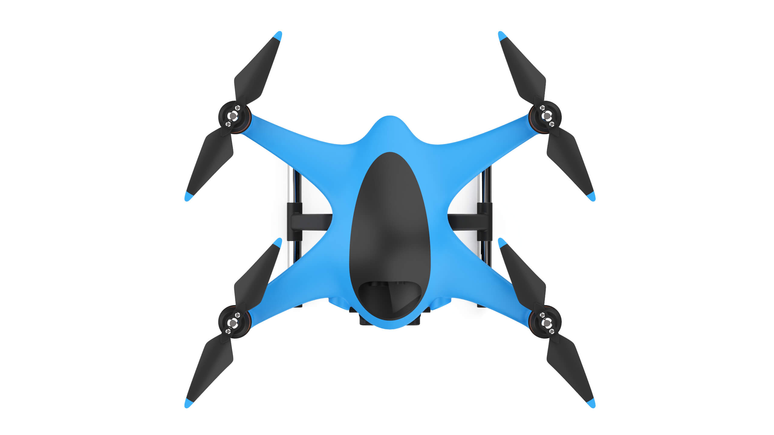 Industrial Survey and Mapping Drone Concept 3D Model