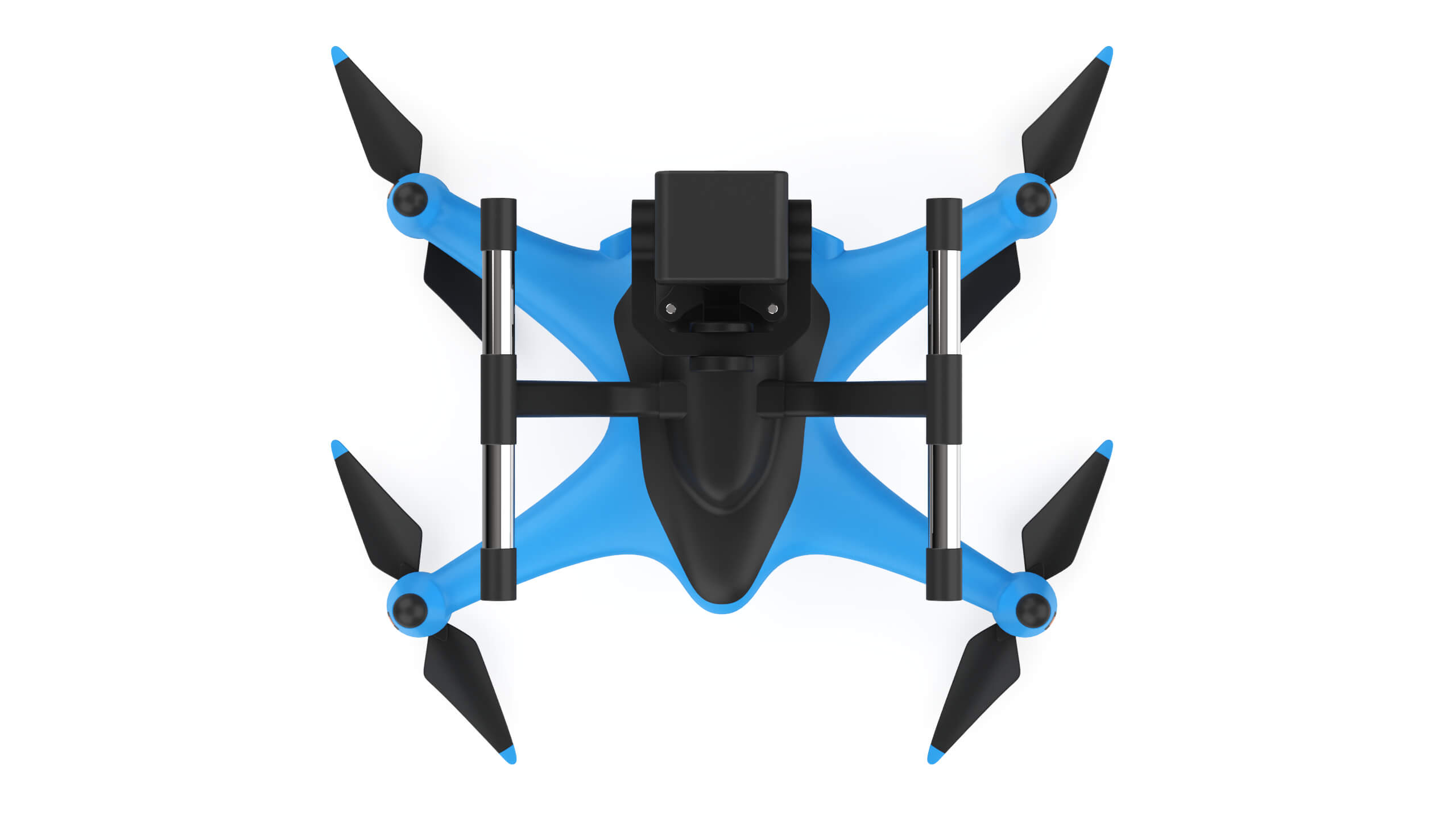 Industrial Survey and Mapping Drone Concept 3D Model