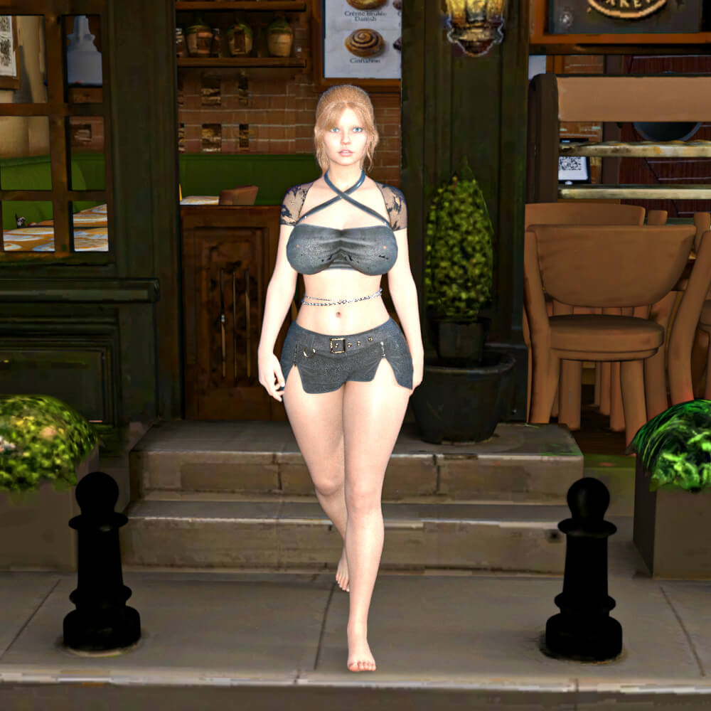 NGP Bakery Props & 5 Poses G8F Daz Content