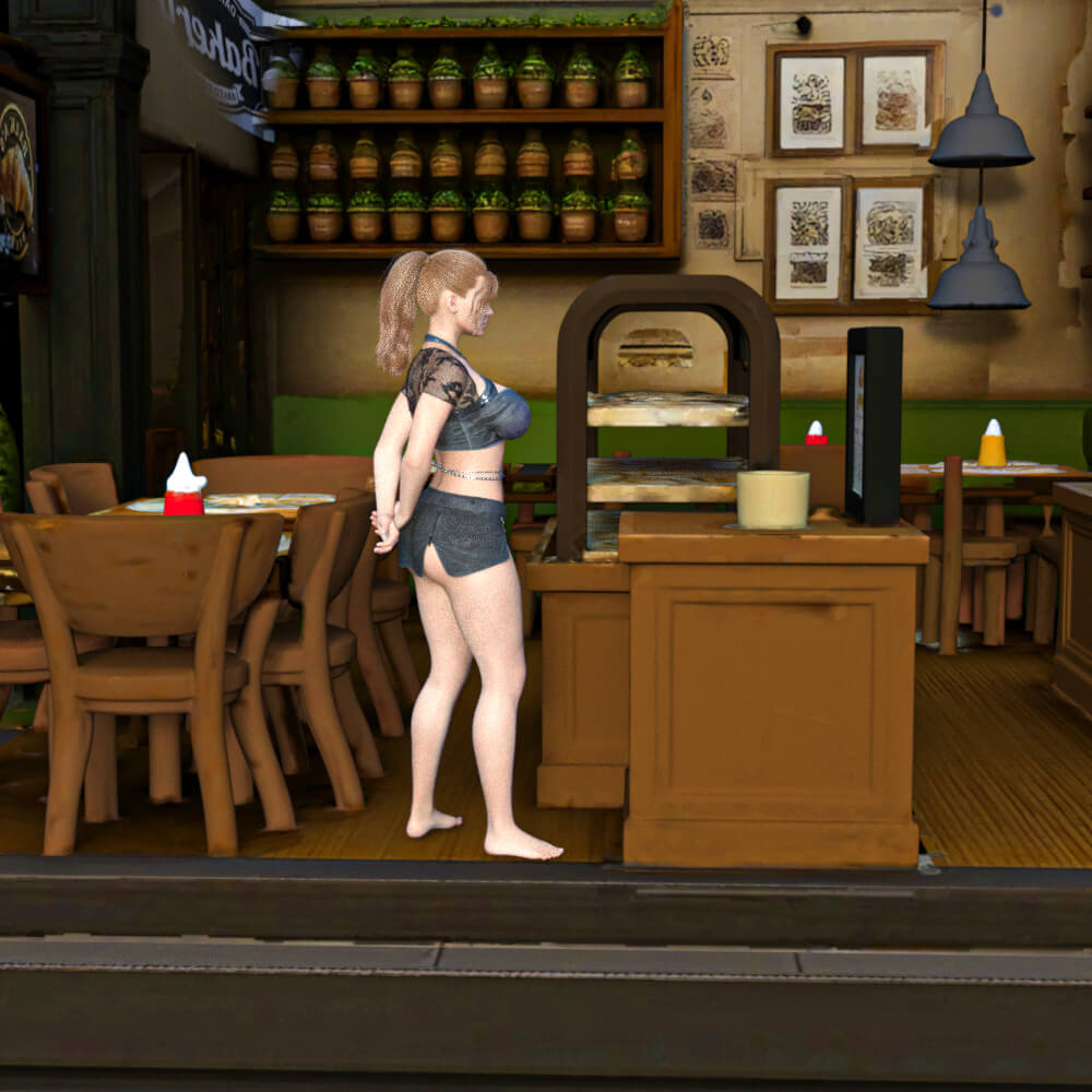 NGP Bakery Props & 5 Poses G8F Daz Content