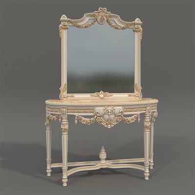 Classic European Style Console Table 23