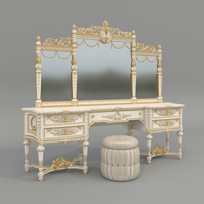 Classic Royal Baroque Vanity Set 6