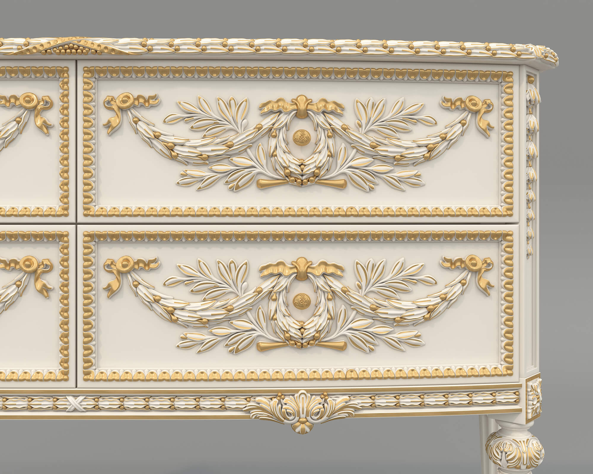 Classic Royal Sideboard 3 3D Model