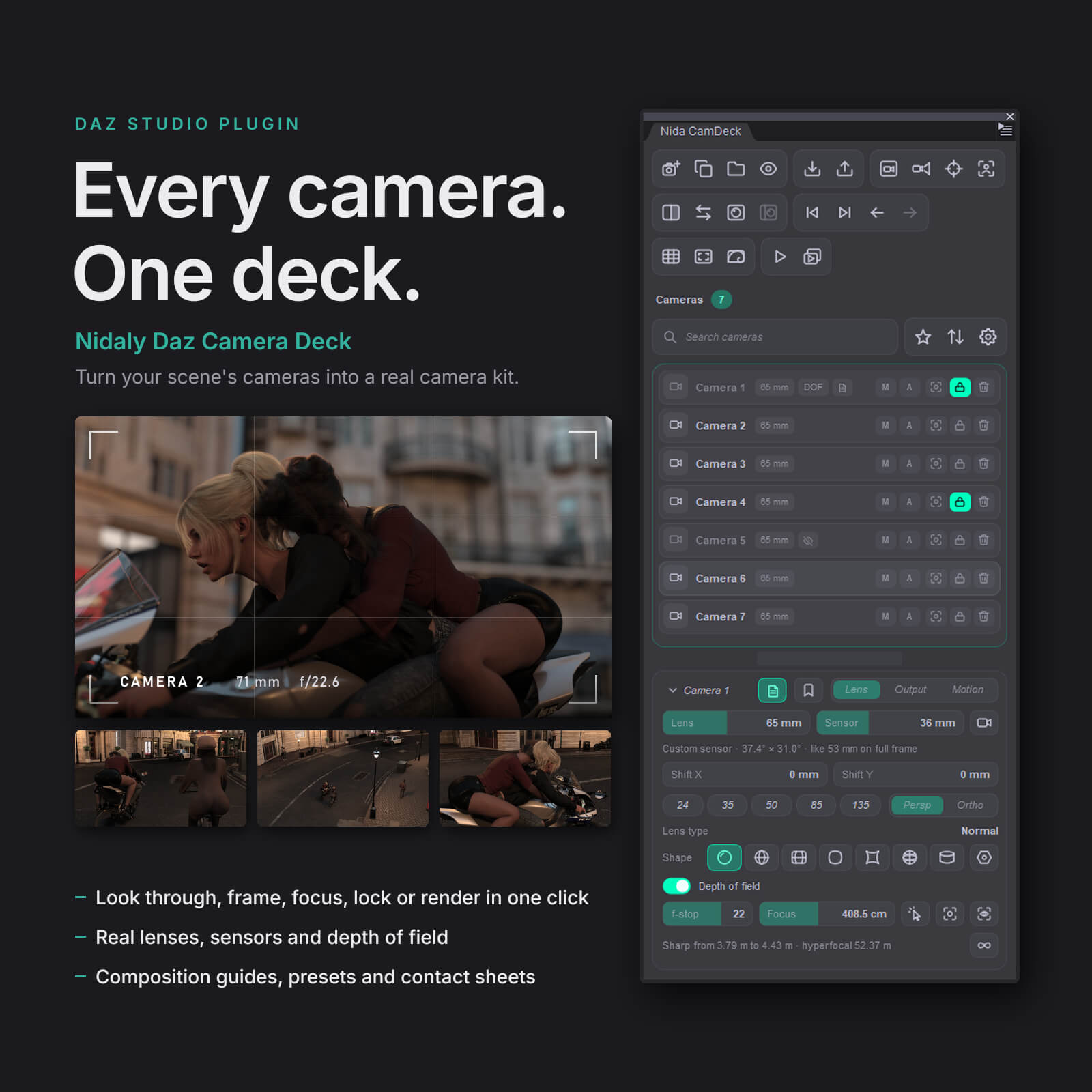 Nidaly Daz Camera Deck Daz Content