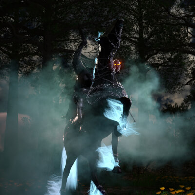 Dullahan 3D Wallpaper