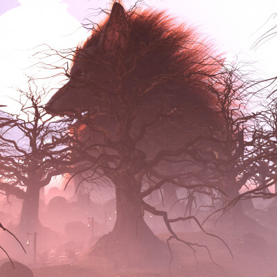 Shadow of the Wolfen 3D Wallpaper