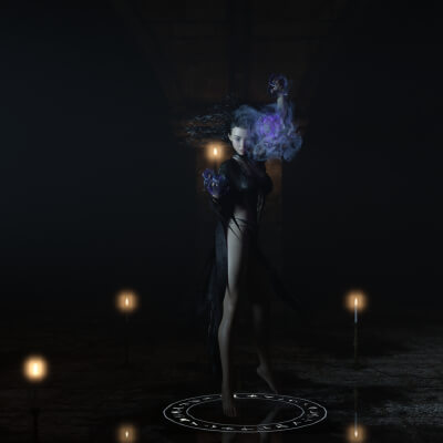 Witch of The Sepulchre 3D Wallpaper