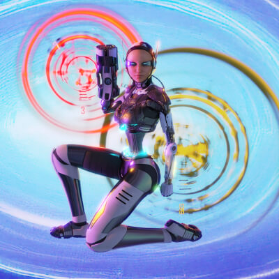 Yukabot 3D Wallpaper