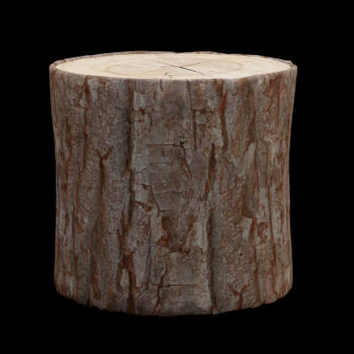 Axe-Cutting Small Log