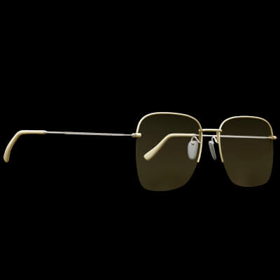 Beach Shades Glasses Gold