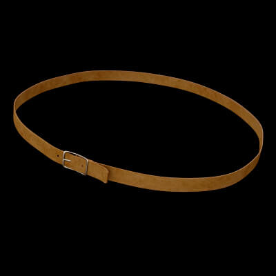 Brown Leather Collar