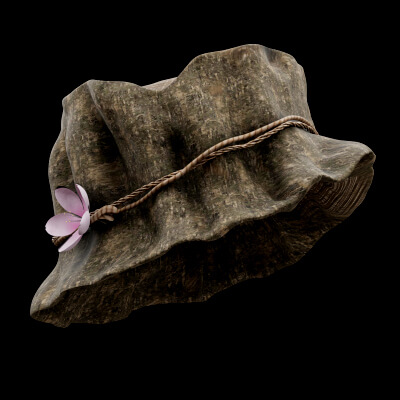 Brown Tree Stump Hat