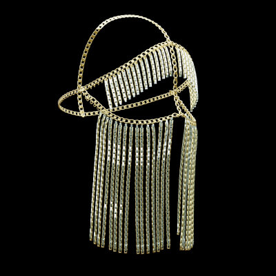 Gold Chain Headwear