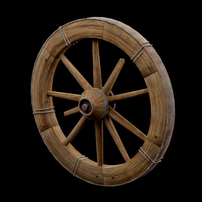Medieval Wooden Wheel