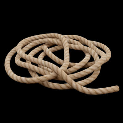 Industrial Rope Pile