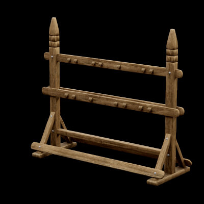 Medieval Spear Stand