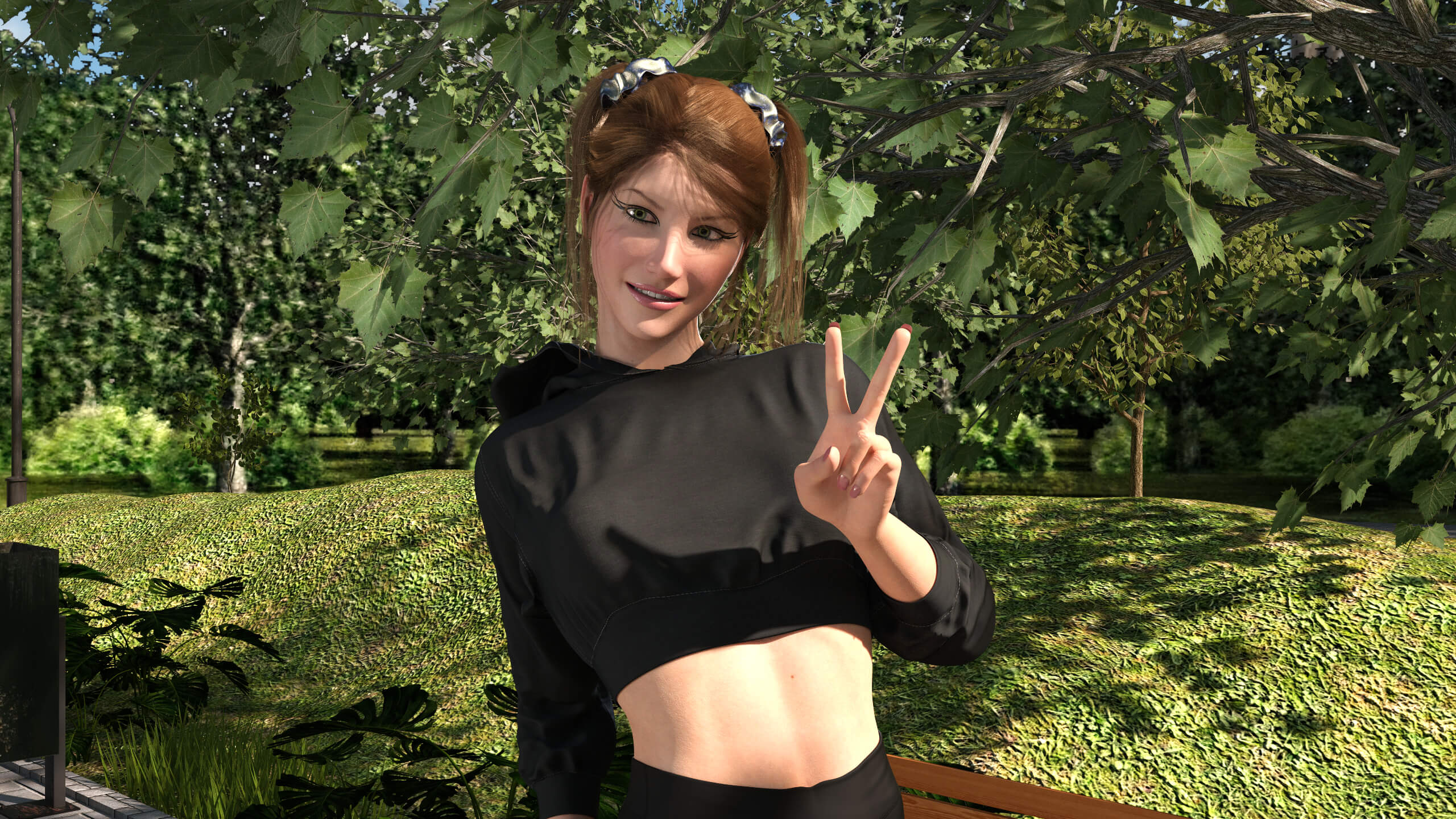 Astrid Realistic Skin Details and Deformations 3D Render, Digital Artwork by nostradame