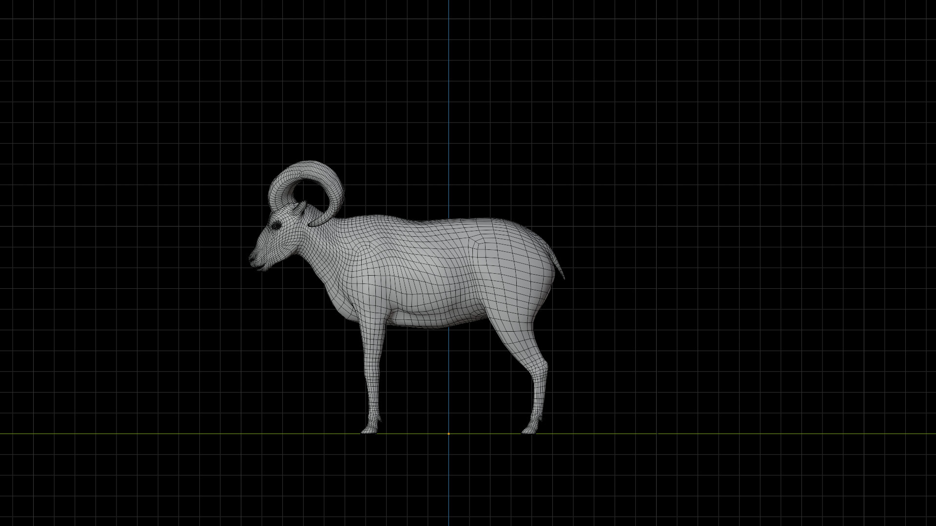 Dall Sheep Thinhorn Wild Sheep 3D Model