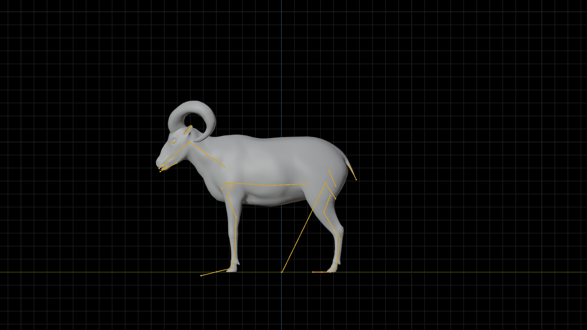 Dall Sheep Thinhorn Wild Sheep 3D Model