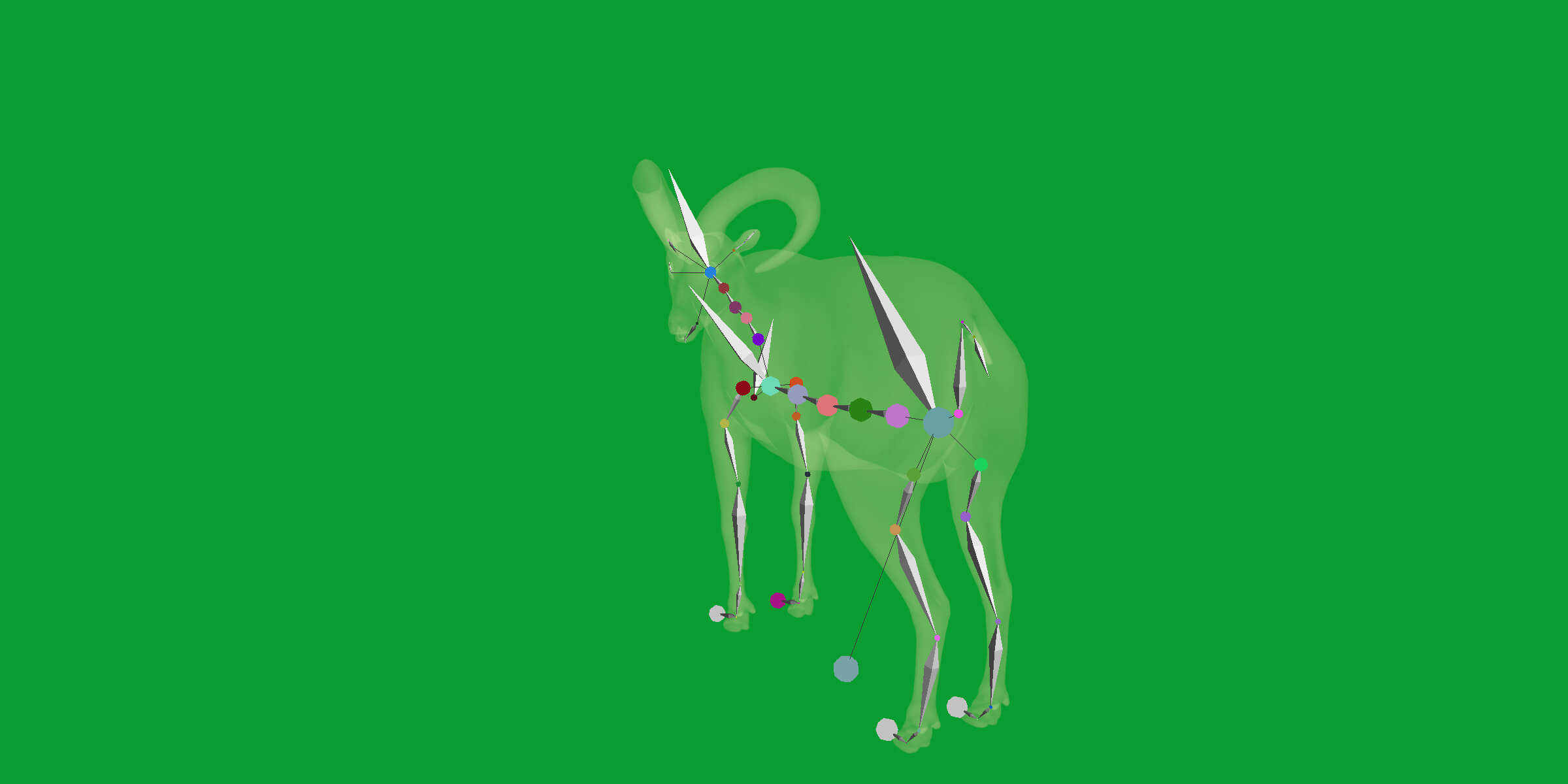 Dall Sheep Thinhorn Wild Sheep 3D Model