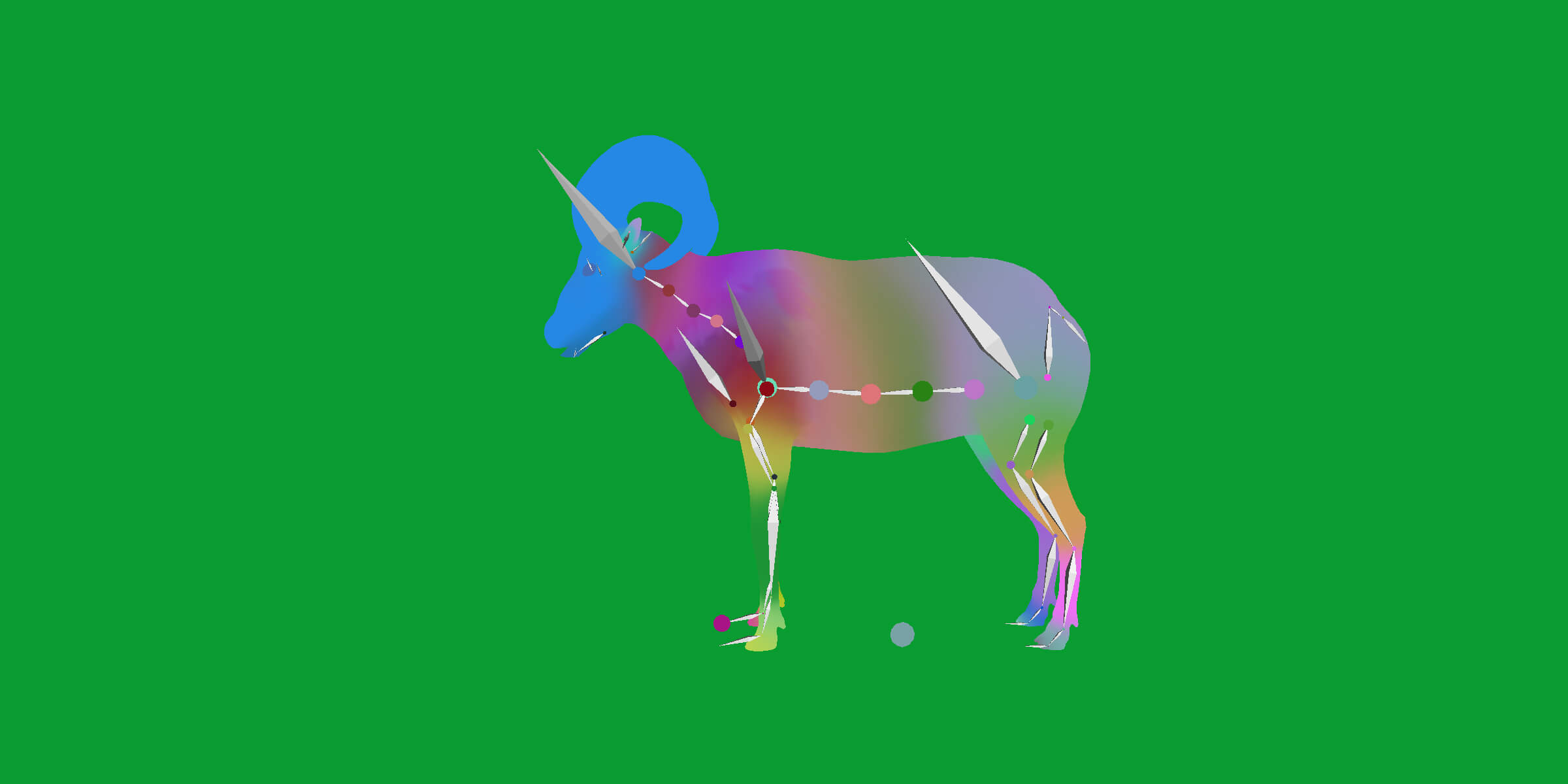Dall Sheep Thinhorn Wild Sheep 3D Model