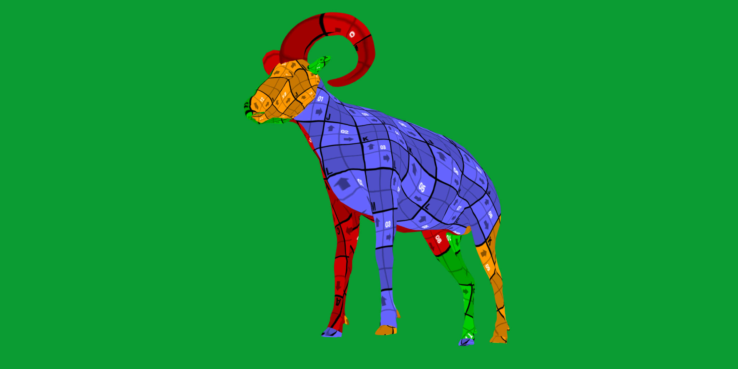 Dall Sheep Thinhorn Wild Sheep 3D Model