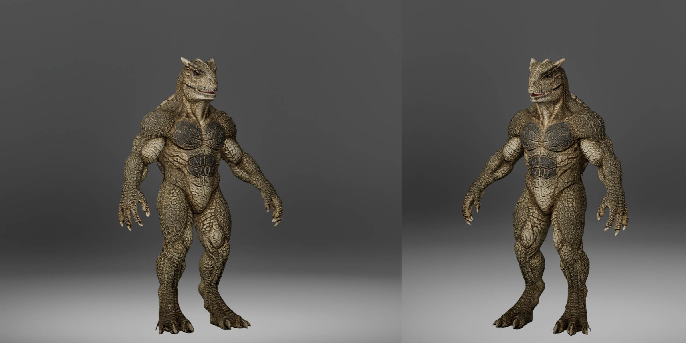 Dinosaur Metahuman Character 3D Model