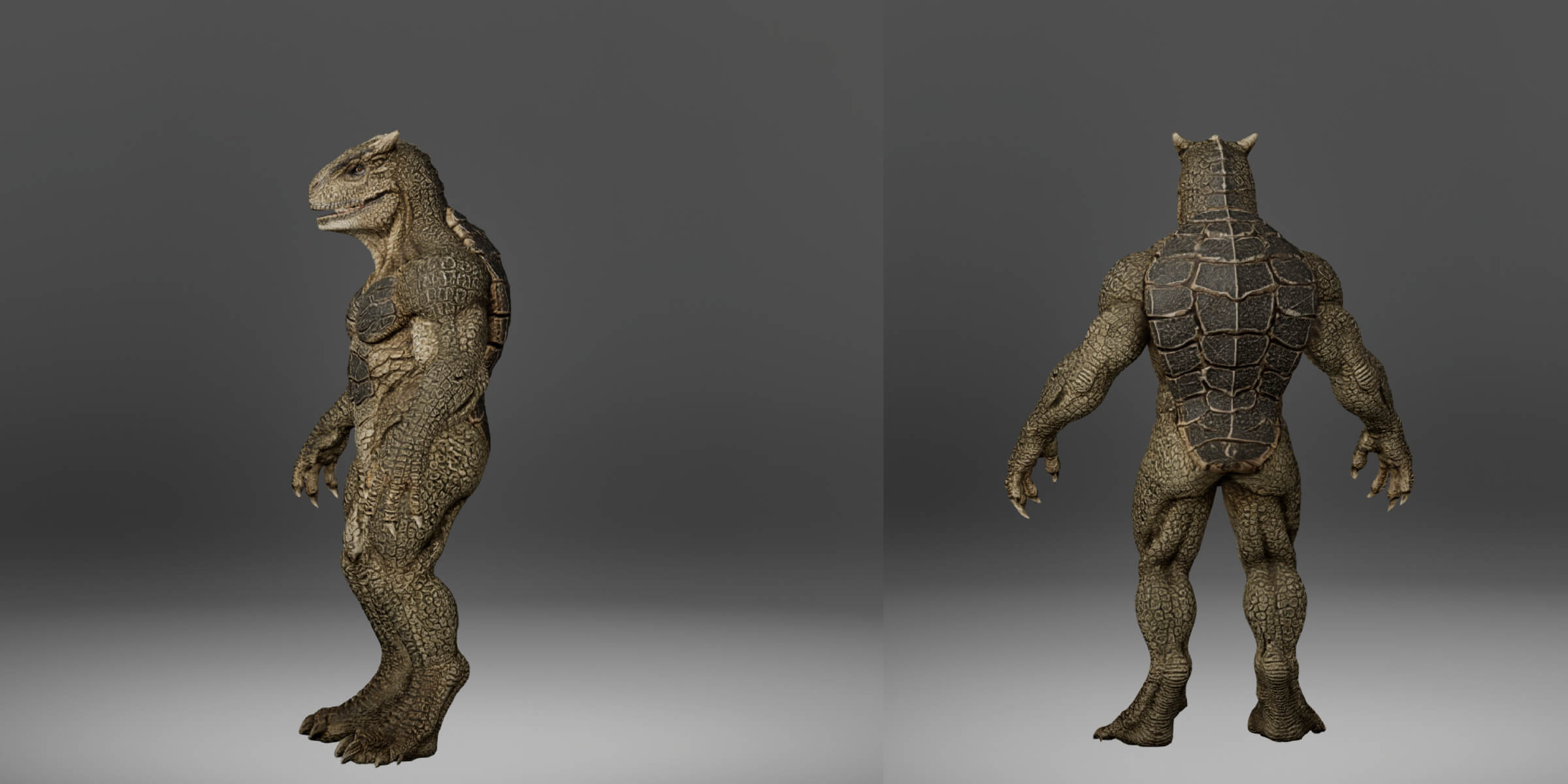 Dinosaur Metahuman Character 3D Model