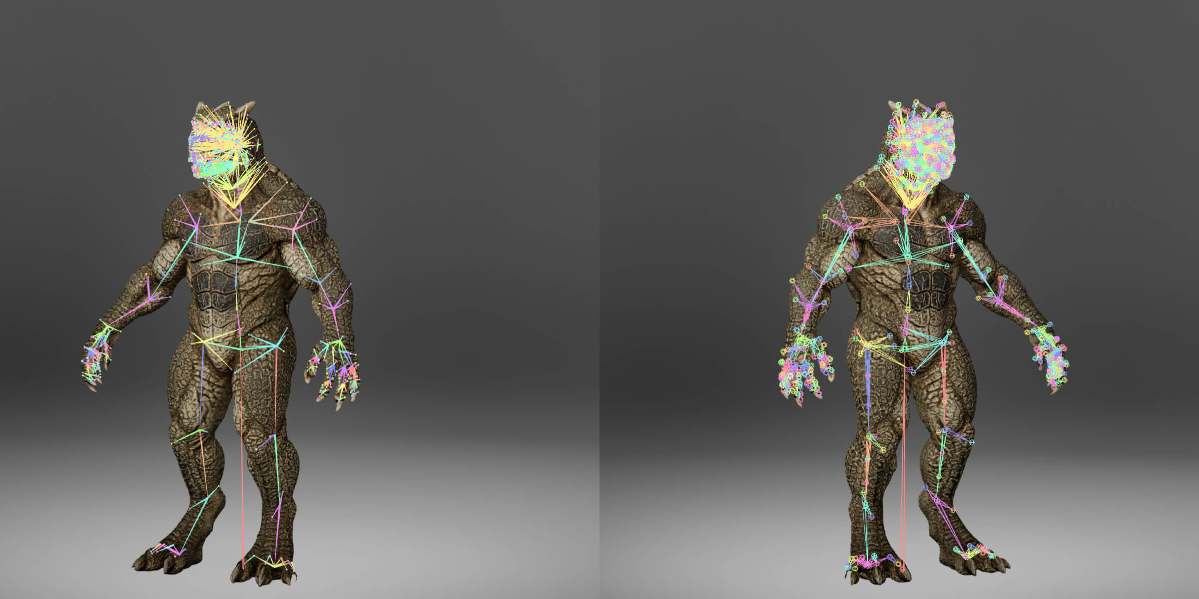 Dinosaur Metahuman Character 3D Model