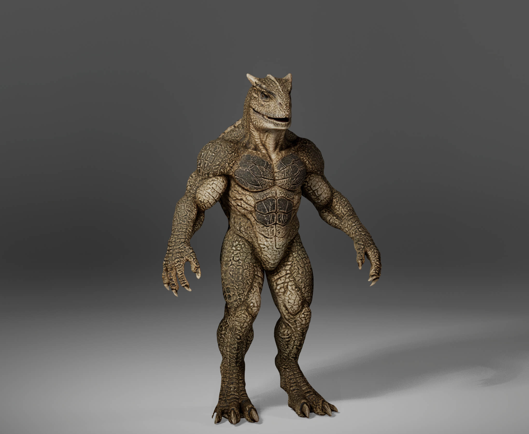 Dinosaur Metahuman Character 3D Model