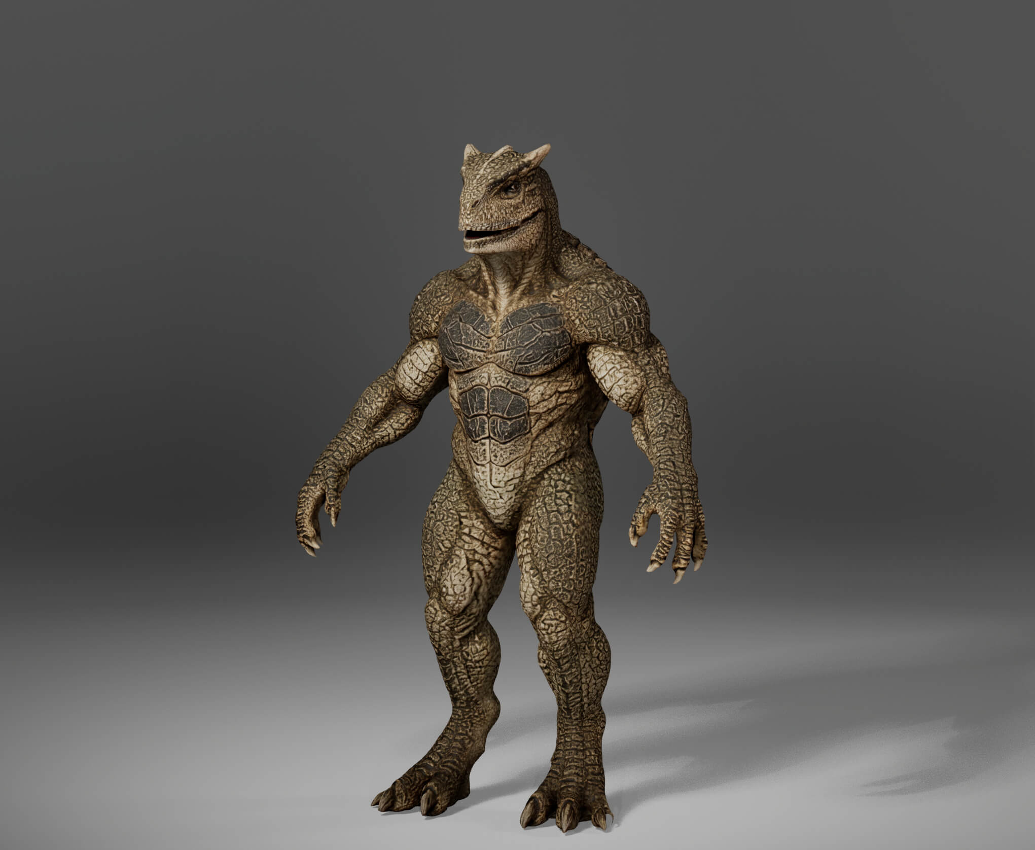 Dinosaur Metahuman Character 3D Model