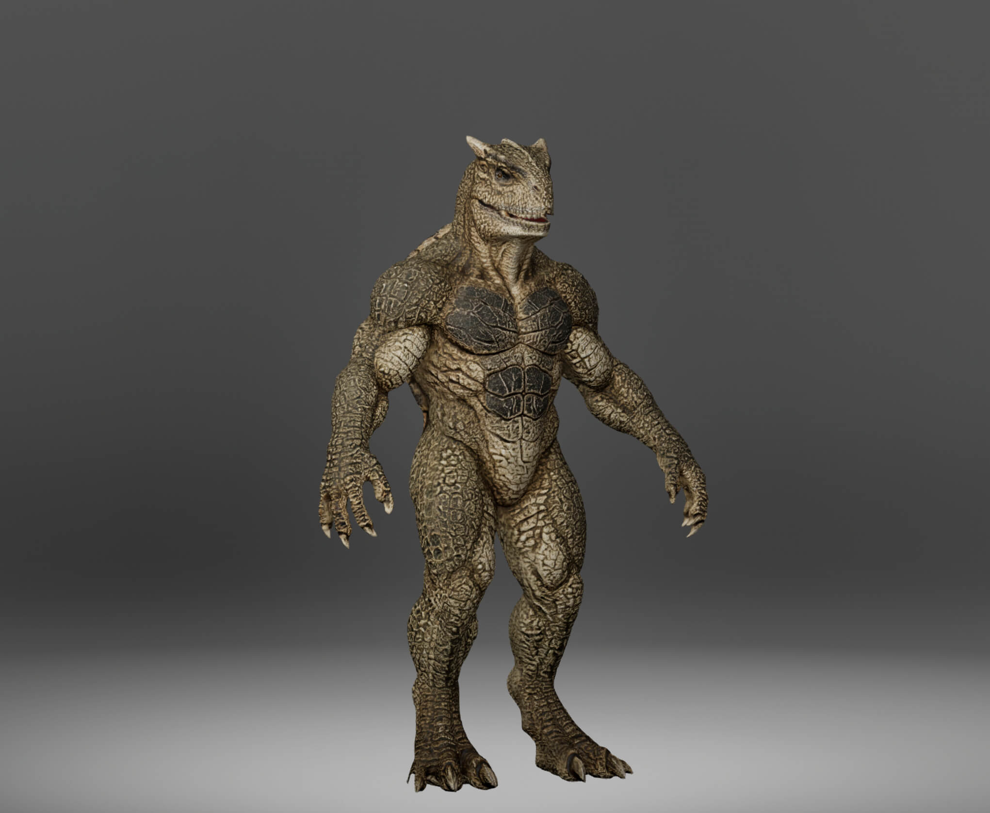 Dinosaur Metahuman Character 3D Model