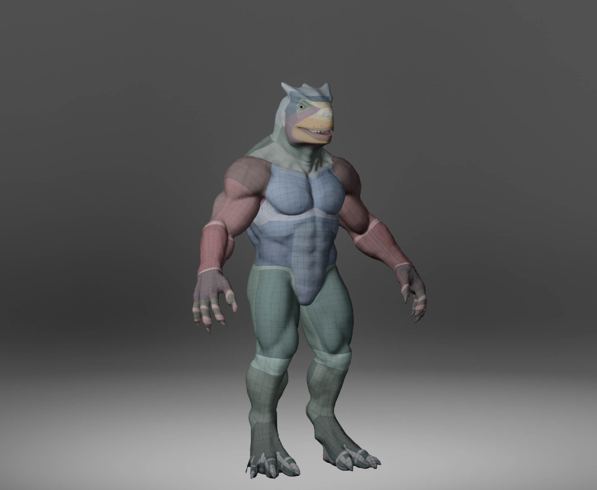 Dinosaur Metahuman Character 3D Model