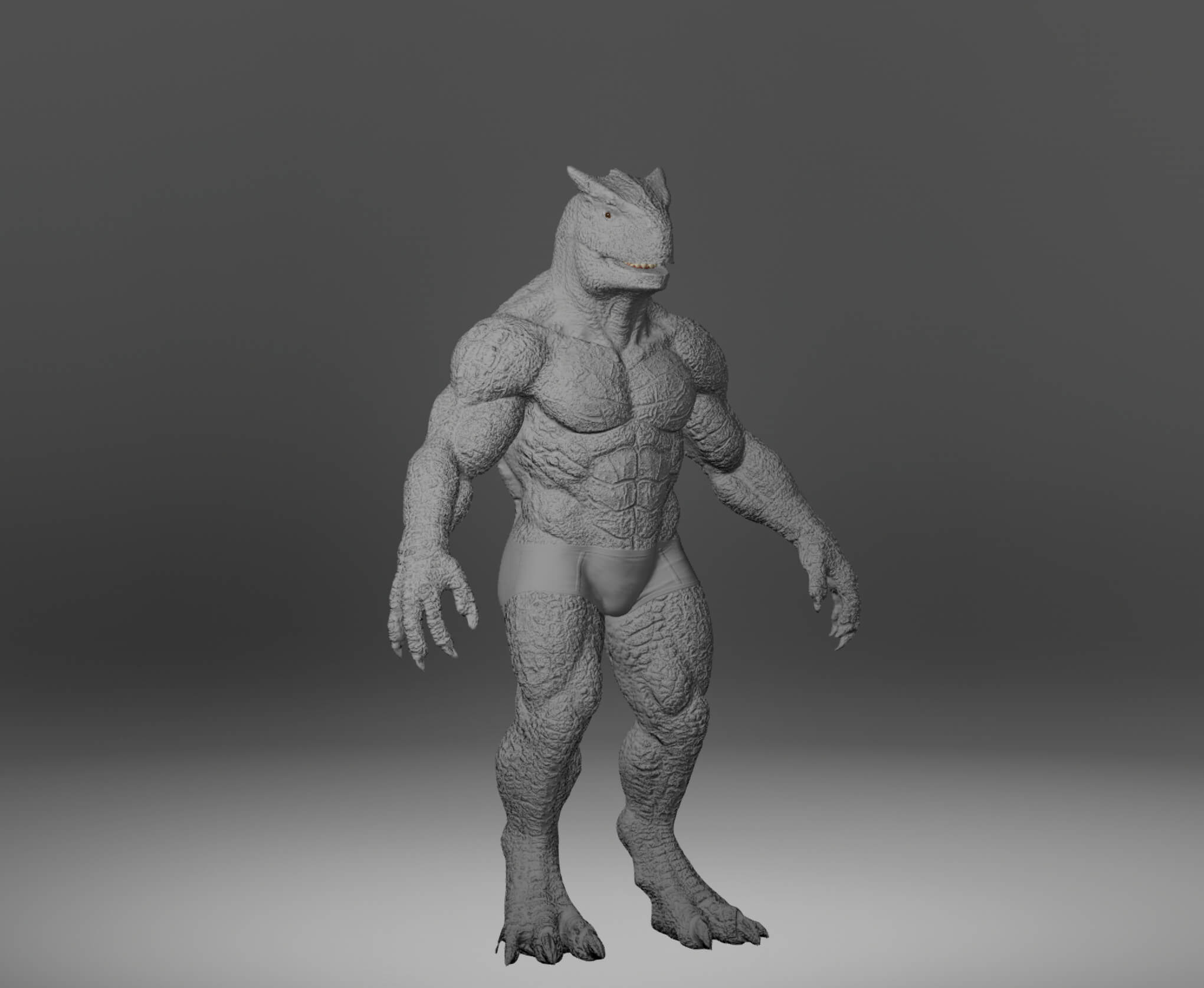 Dinosaur Metahuman Character 3D Model