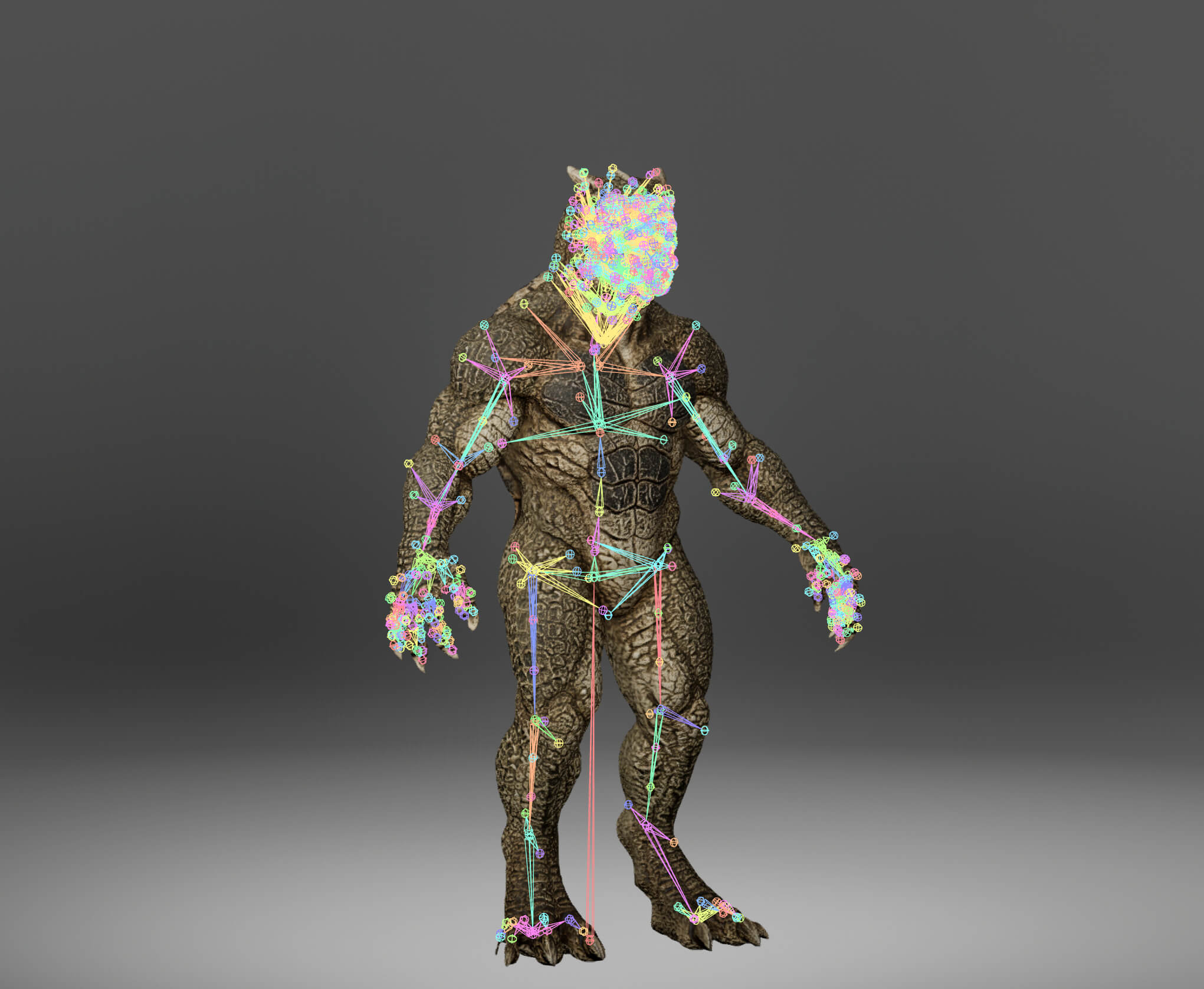 Dinosaur Metahuman Character 3D Model
