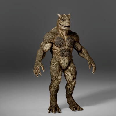 Dinosaur Metahuman Character